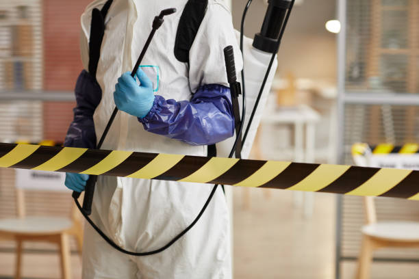 Professional Biohazard Cleanup technician working in Albany, NY